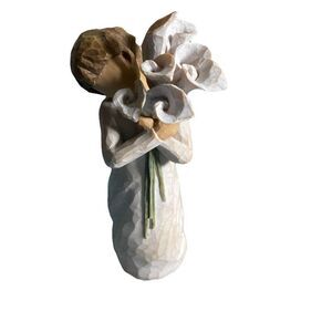 Willow Tree "Beautiful Wishes" Figure With White Calla Lilies 2010 Susan Lordi